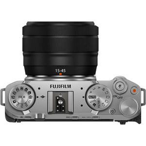 Fujifilm X-M5 Mirrorless Camera with XC 15-45mm f/3.5-5.6 Lens (Silver) at PROCAM | procam.com