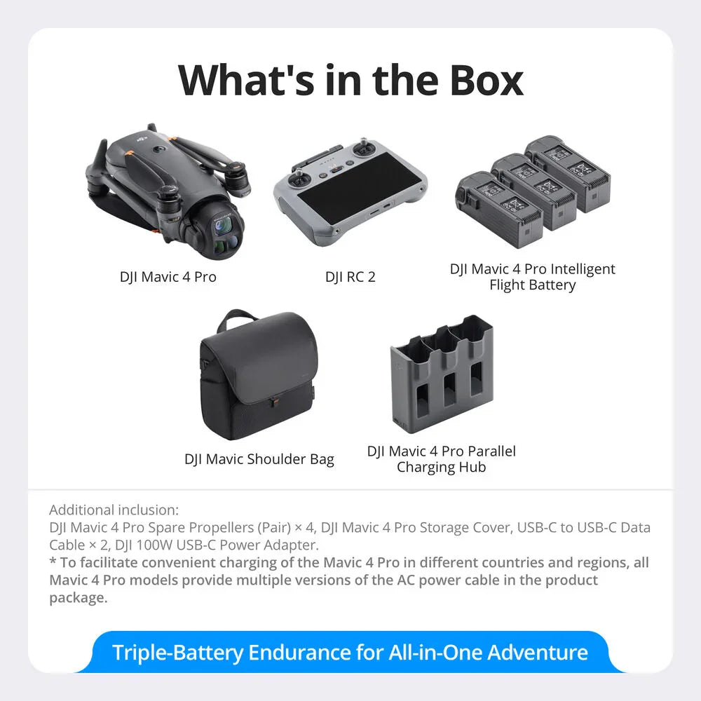 DJI Mavic 4 Pro Fly More Combo w/ RC 2 Remote at PROCAM | procam.com