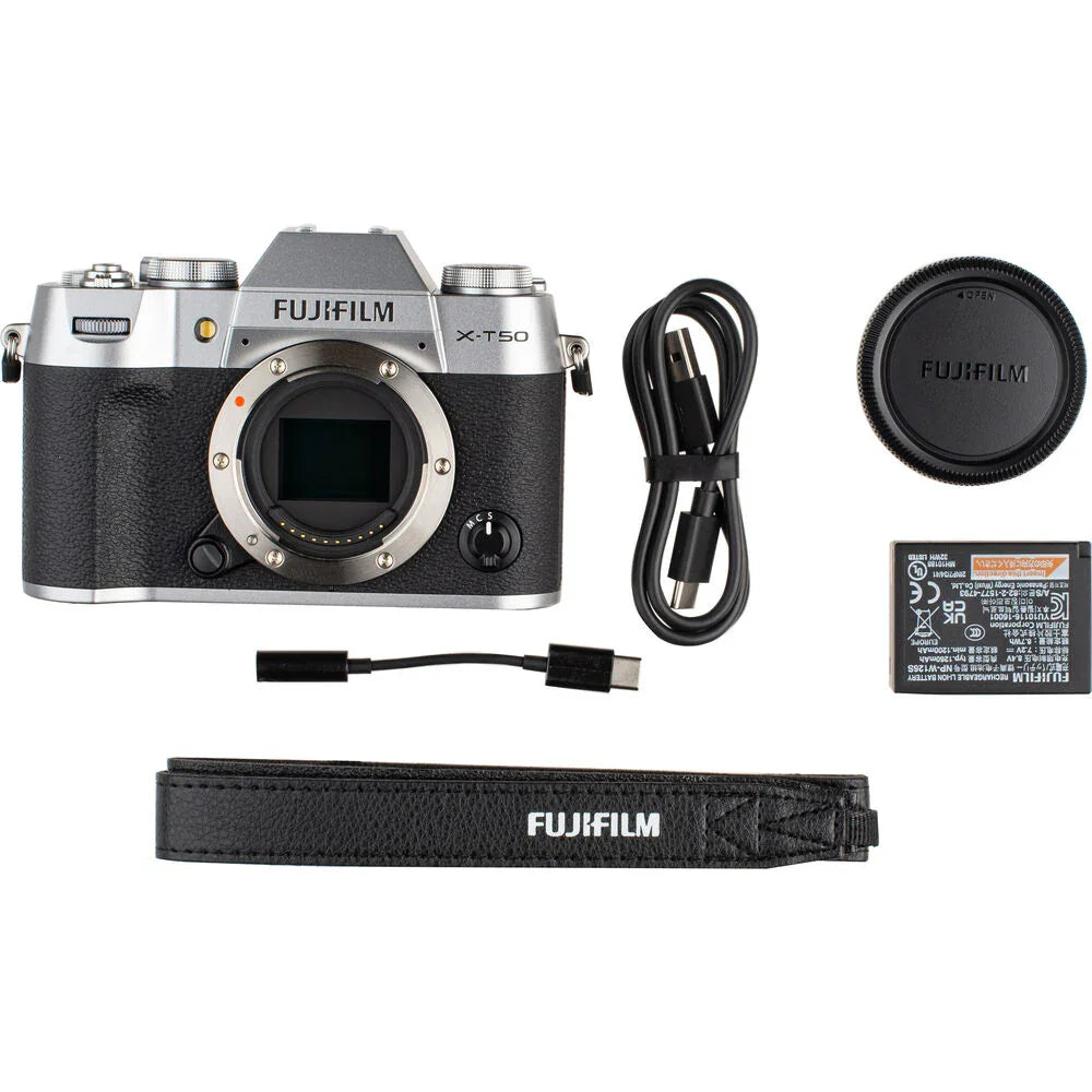 Fujifilm X-T50 Mirrorless Camera (Silver) at PROCAM | procam.com