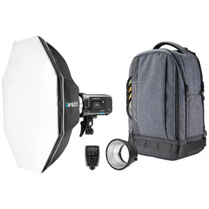 Westcott FJ250 Strobe 1-Light Backpack Kit with FJ-X3 M Universal Wireless Trigger at PROCAM | procam.com