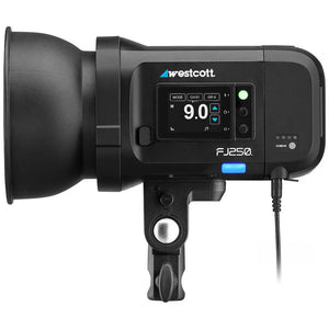 Westcott FJ Wireless 2-Light (FJ400 II + FJ250) Portable Portrait Flash Kit with FJ-X3 M Universal Wireless Trigger at PROCAM | procam.com
