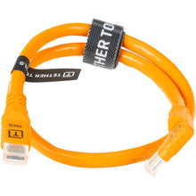 Tether Tools TetherPro Optima 10G USB-C Straight-to-Right Angle Pigtail Adapter Cable (20")