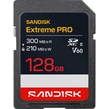 SanDisk Extreme PRO UHS-II SDXC Memory Card - 128GB