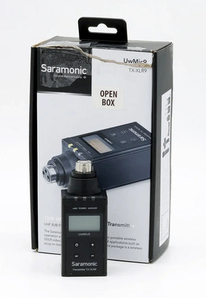 * OPEN BOX GOOD * Saramonic TX-XLR9 Wireless Plug-On Transmitter (514 to 596 MHz) at PROCAM | procam.com
