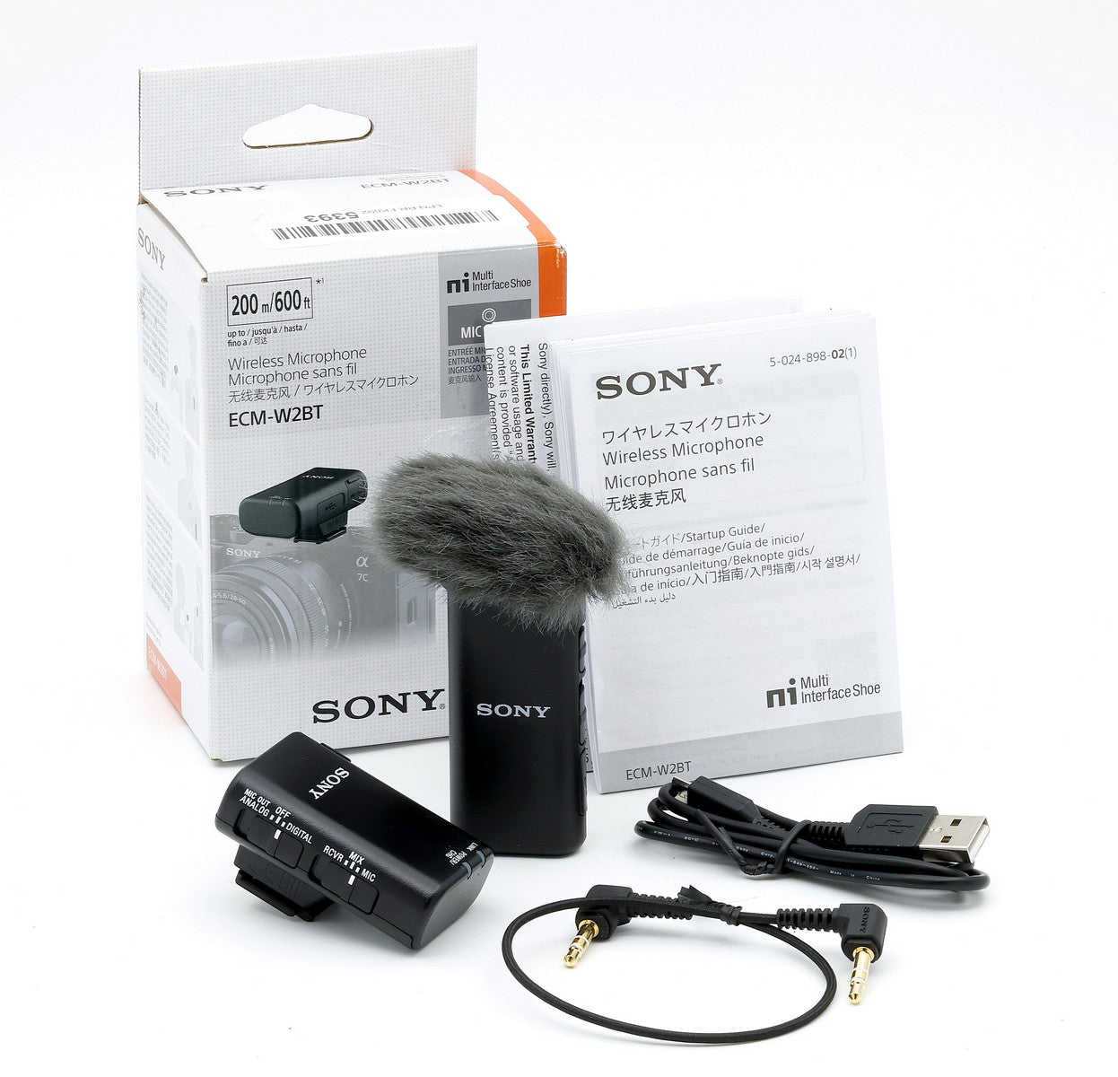 SONYワイヤレスマイクロホン ECM-W2BT 【公式通販】