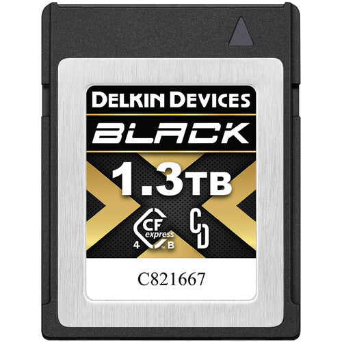 Delkin Devices 1.3TB BLACK 4.0 CFexpress™ Type B Memory Card