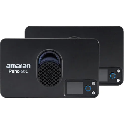 amaran Pano 60c RGB COB Mobile Light Panel (2-Light Kit, Charcoal) at PROCAM | procam.com