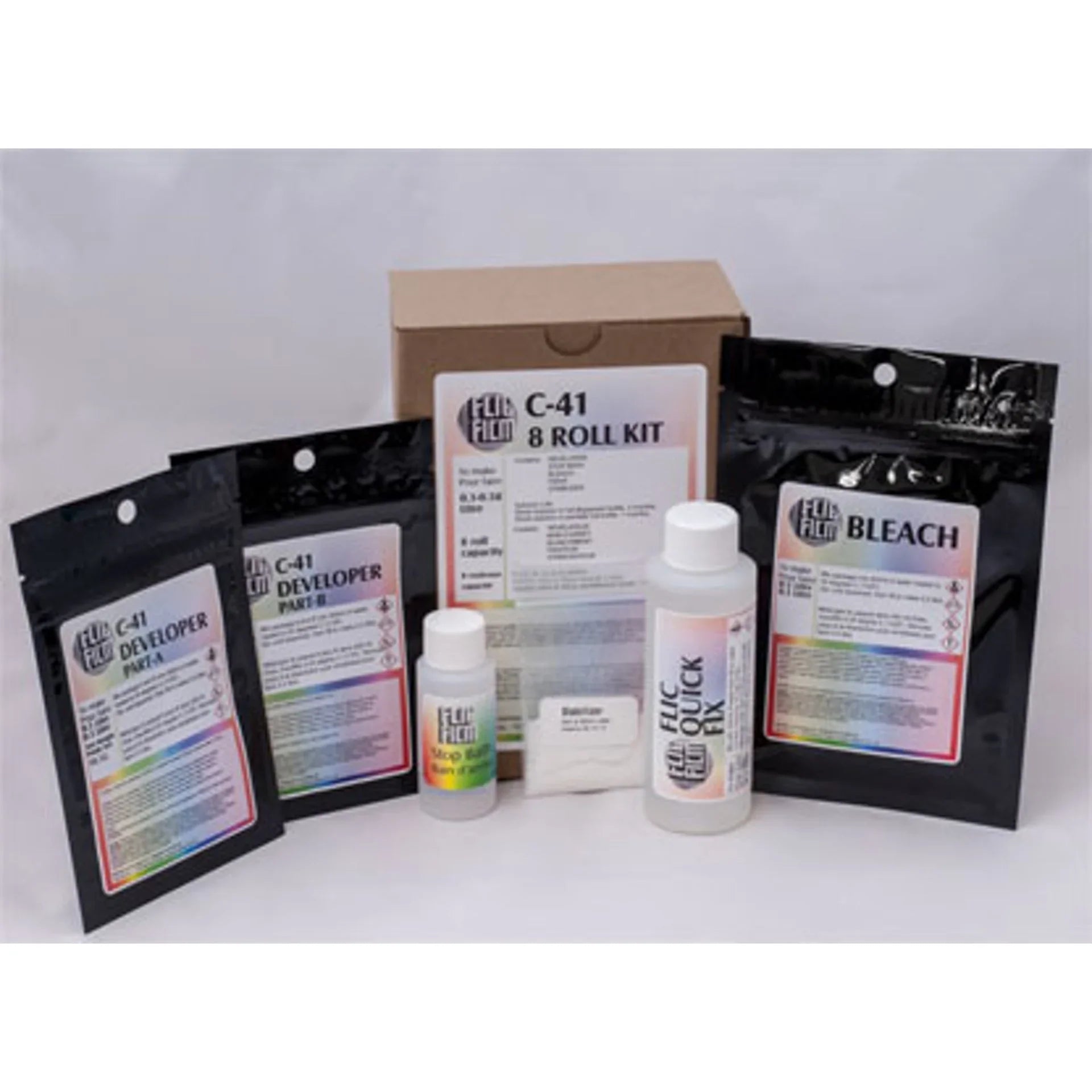 Flic Film 8 Roll C-41 Developing Kit at PROCAM | procam.com