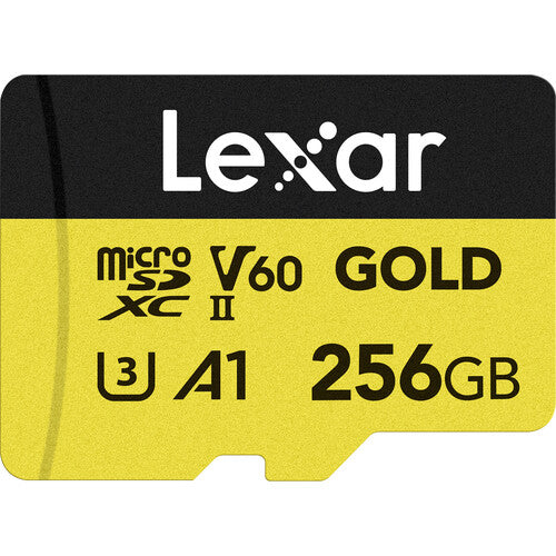 Lexar Professional GOLD UHS-II microSDXC Memory Card - 256GB