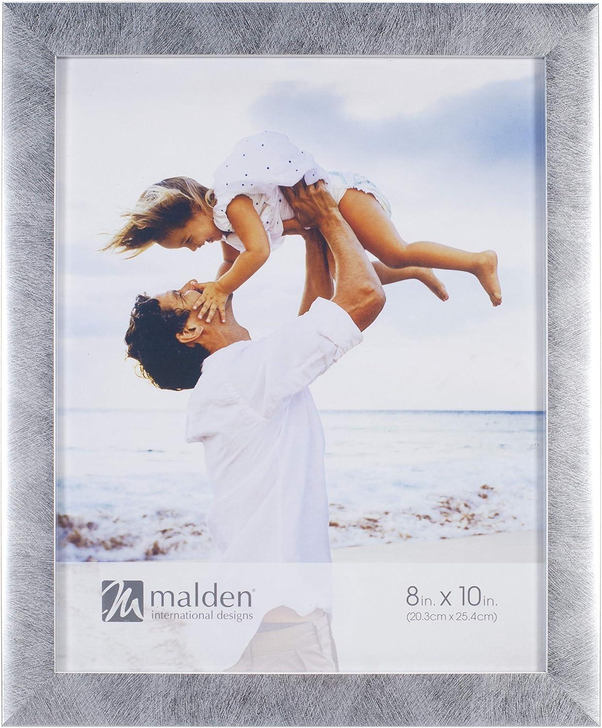 Malden Linear - Metallic Silver 8x10 Frame at PROCAM | procam.com
