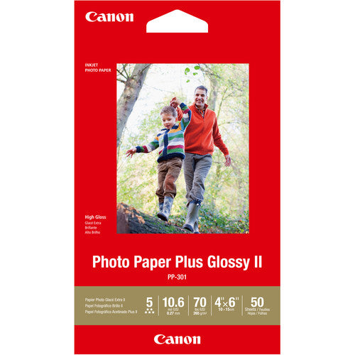 Canon Photo Paper Plus Glossy II - 4x6' (50 Sheets)