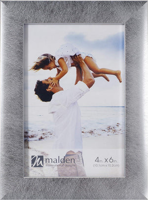 Malden Linear - Metallic Silver 4x6 Frame at PROCAM | procam.com