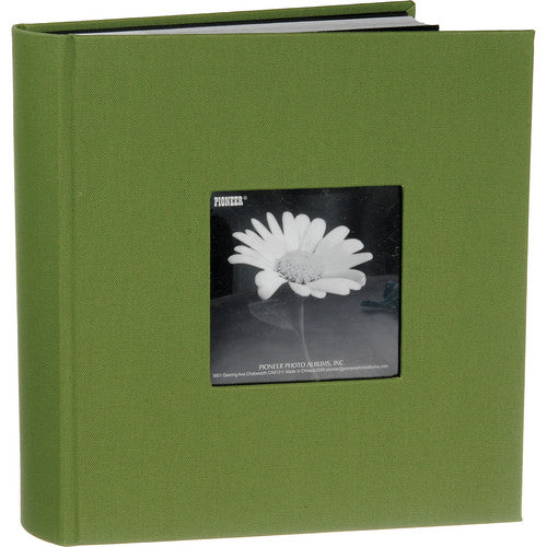 Pioneer Fabric Cover Photo Album  2 up / 200 Pocket / 4 x 6 - (Herbal Green)