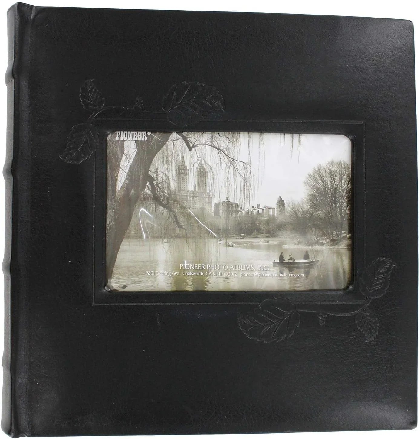 Pioneer Embossed Leatherette Framer Photo Album (Black Ivy) at PROCAM | procam.com