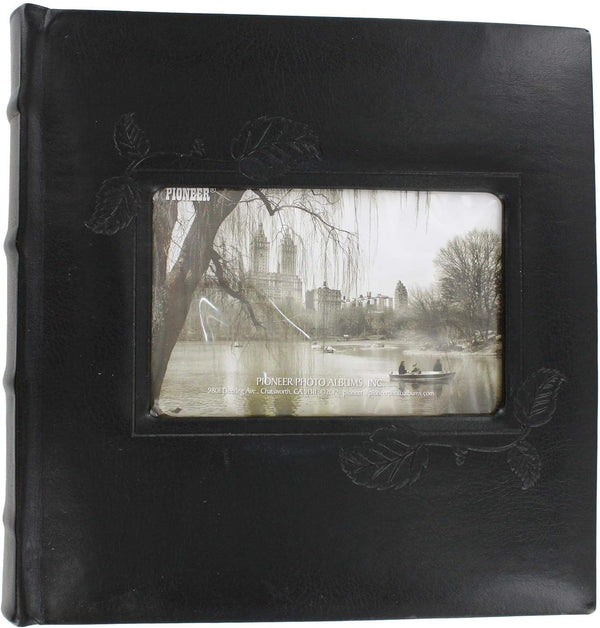 Pioneer Embossed Leatherette Framer Photo Album (Black Ivy)