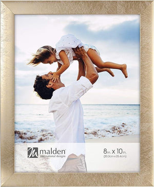 Malden Linear - Metallic Gold 8x10 Frame at PROCAM | procam.com