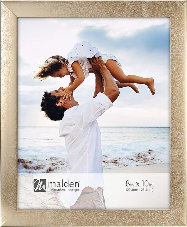 Malden Linear - Metallic Gold 8x10 Frame