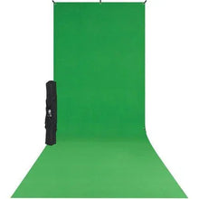 * OPEN BOX EXCELLENT * Westcott X-Drop Wrinkle-Resistant Backdrop Kit - Chroma-Key Green Sweep (5' x 12')