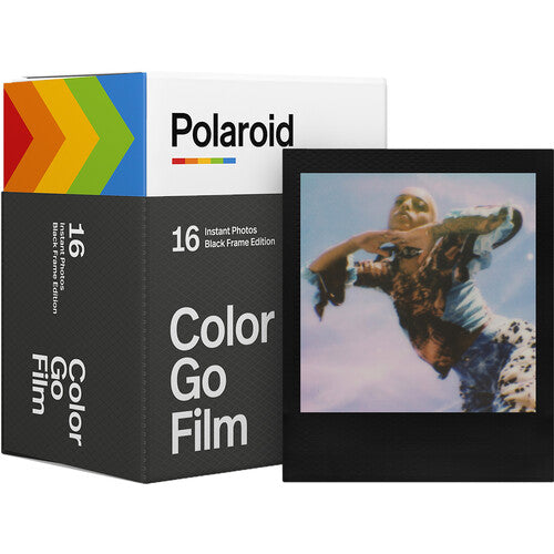 Polaroid Go Instant Color Film (Black Frame, 2 Packs, 16 Exposures)