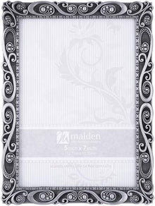 Malden Morgan Pewter Swirl 5X7 Frame