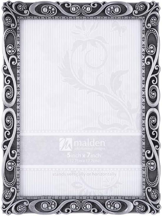 Malden Morgan Pewter Swirl 5X7 Frame at PROCAM | procam.com
