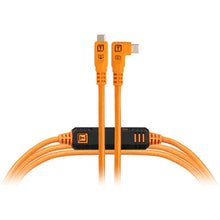 Tether Tools TetherPro Optima USB-C to Right Angle USB-C Cable - 15' (Orange)