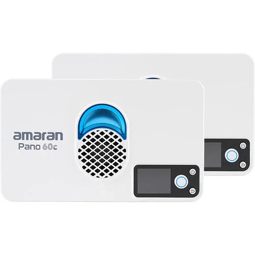 amaran Pano 60c RGB COB Mobile Light Panel (2-Light Kit, White) at PROCAM | procam.com
