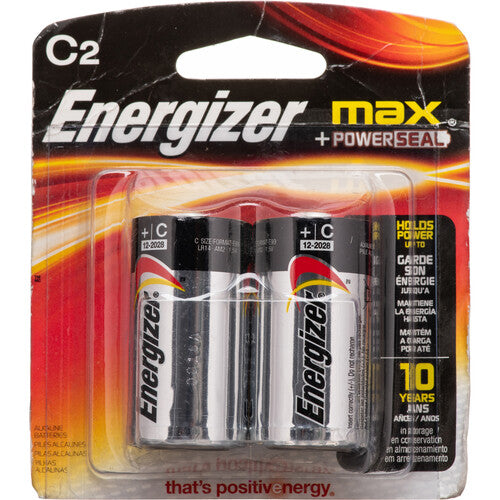 Energizer MAX Alkaline Batteries C (Pack of 2)