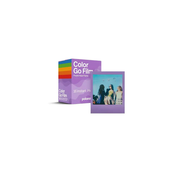 Polaroid Go Instant Color Film (Purple Haze Frame, 2 Packs, 16 Exposures)