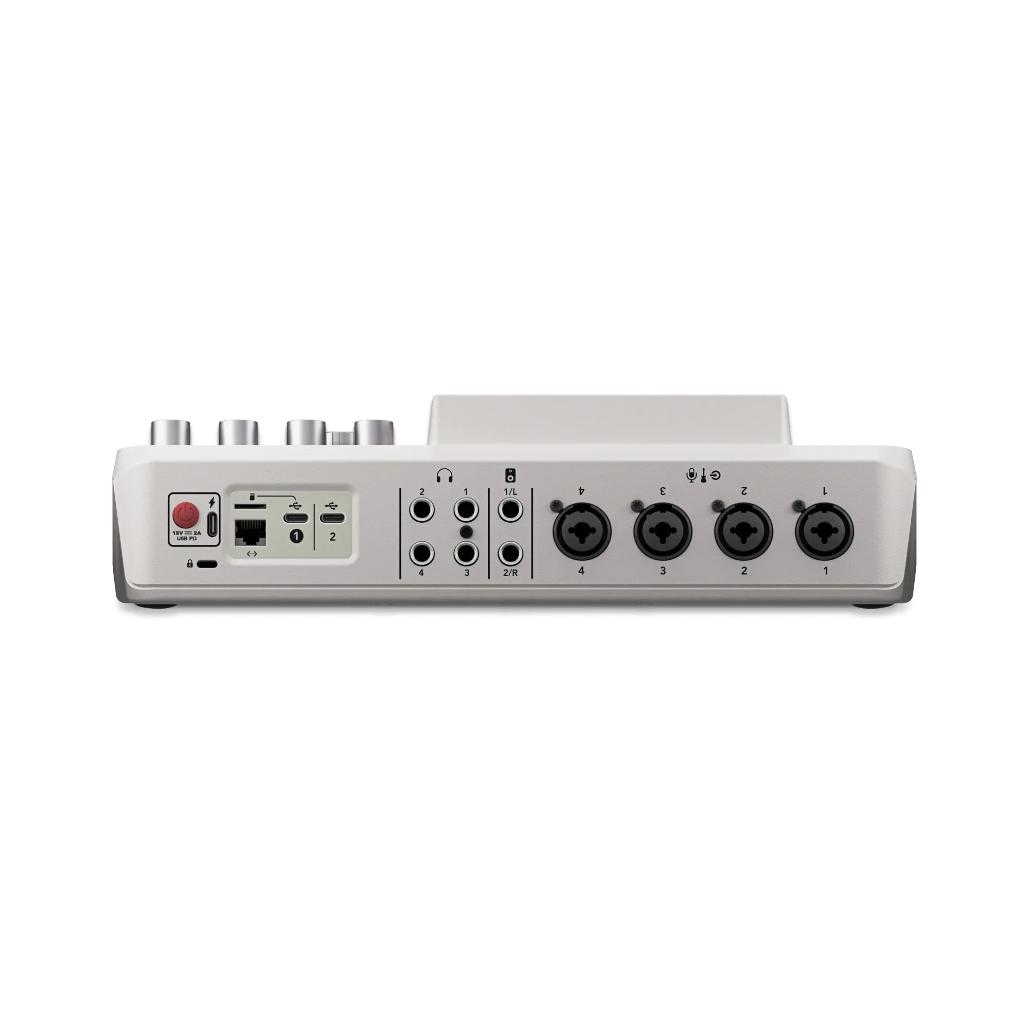 RODE RODECaster Pro II Integrated Audio Production Studio (White) at PROCAM | procam.com