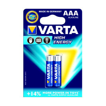 Varta AAA High Energy Batteries (2-Pack)