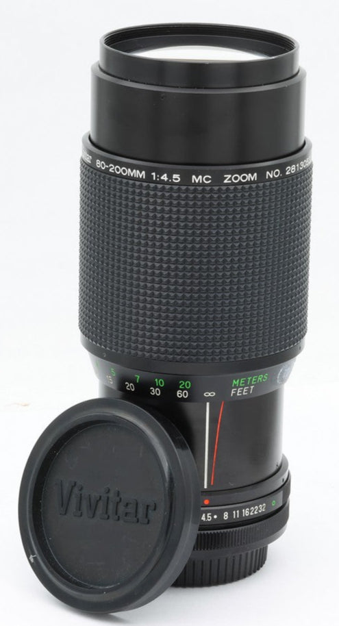 * USED * Vivitar 80-200mm f/4.5 MC Film Zoom Lens for Canon FD