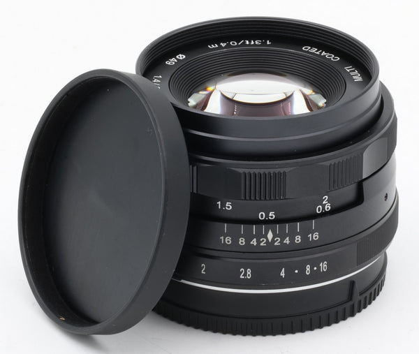 * USED * Meke 35mm f/1.4 Lens For Micro 4/3