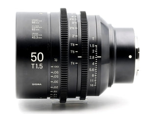* USED * Sigma 50mm T1.5 Cinema Lens for Sony E-Mount at PROCAM | procam.com