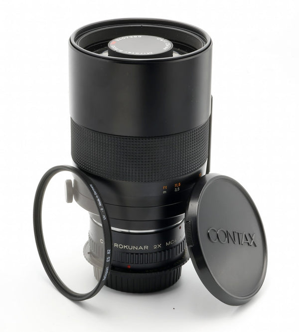 * USED * Contax Mirotar 500mm f/8 Lens with Rokunar 2x Teleconverter (Canon EF)