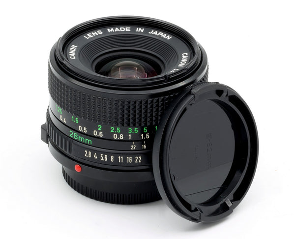 * USED * Canon 28mm F2.8 FD Wide Angle Film Lens