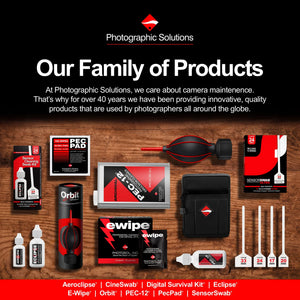 Photographic Solutions Sensor Cleaning Swab Kit (6 x 24mm Type 3 Swabs, Eclipse Solution) - For Full-Frame Sensors at PROCAM | procam.com