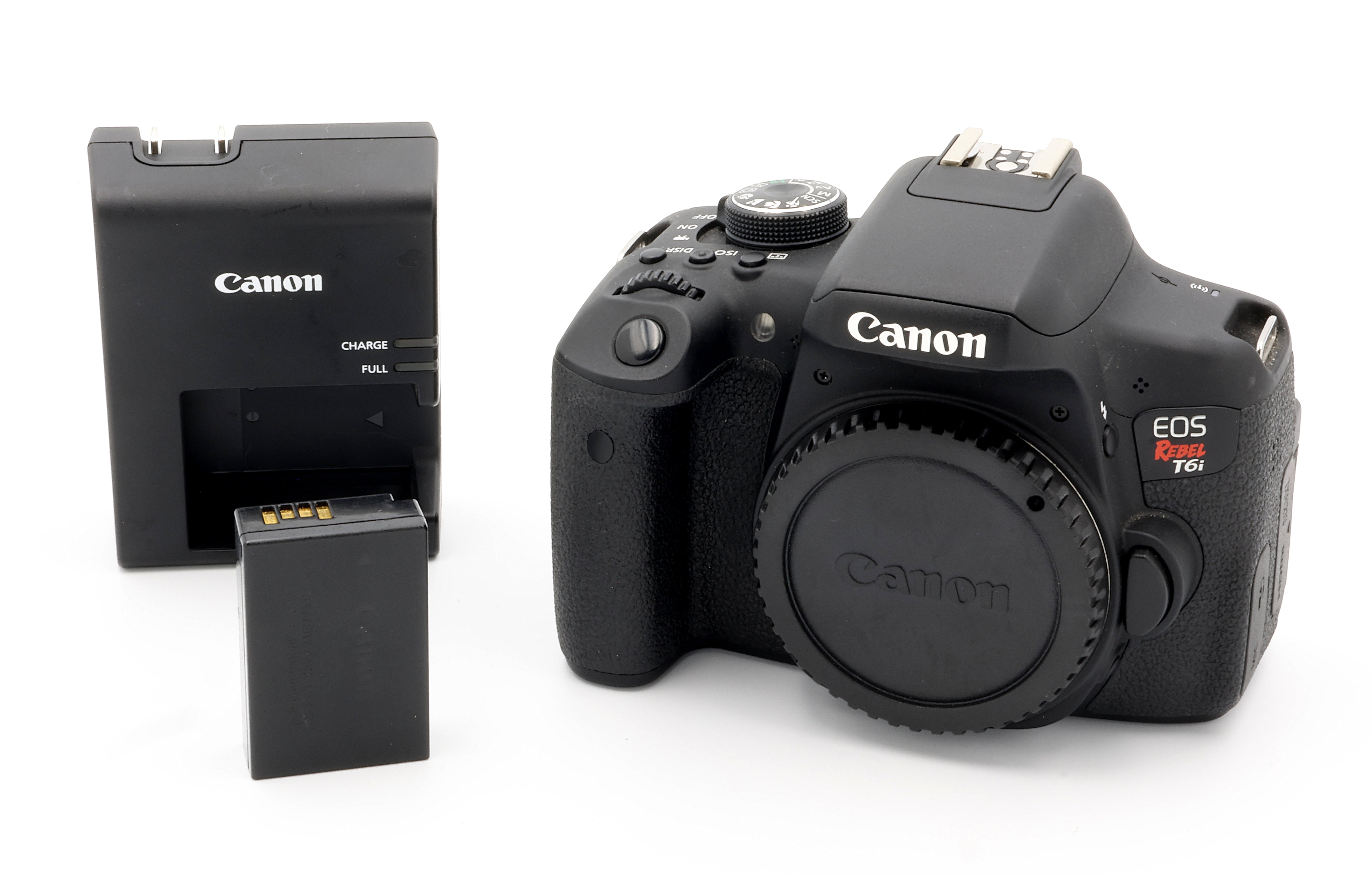 * USED * Canon T6i DSLR Camera SHUTTER 12483 (Body Only)