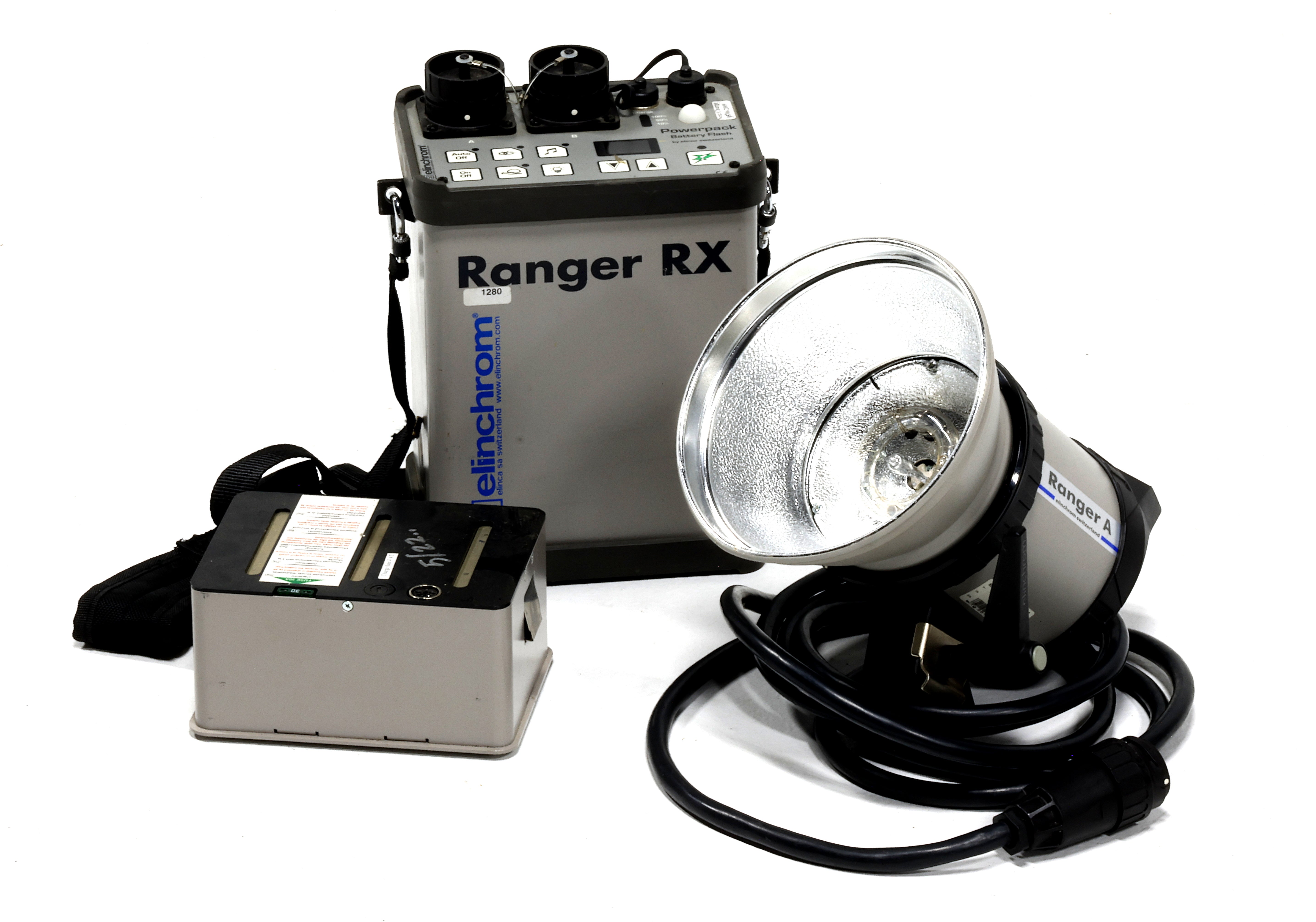 * USED * Elinchrom Ranger RX Battery Power Pack with Ranger A Flash Head