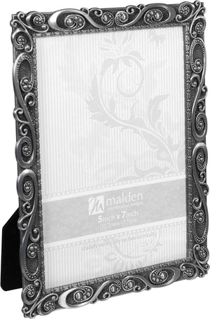 Malden Morgan Pewter Swirl 5X7 Frame at PROCAM | procam.com