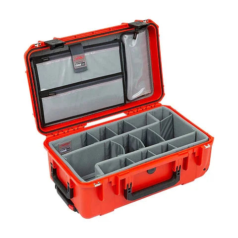 SKB iSeries 2011-7 Case with Think Tank Photo Dividers & Lid Organizer (Orange) at PROCAM | procam.com