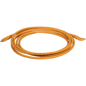 Tether Tools TetherPro Optima USB-C to Right Angle USB-C Cable - 10' (Orange) at PROCAM | procam.com