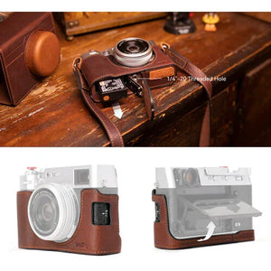 SmallRig Leather Half Case Kit for FUJIFILM X100VI at PROCAM | procam.com