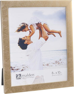 Malden Linear - Metallic Gold 8x10 Frame at PROCAM | procam.com