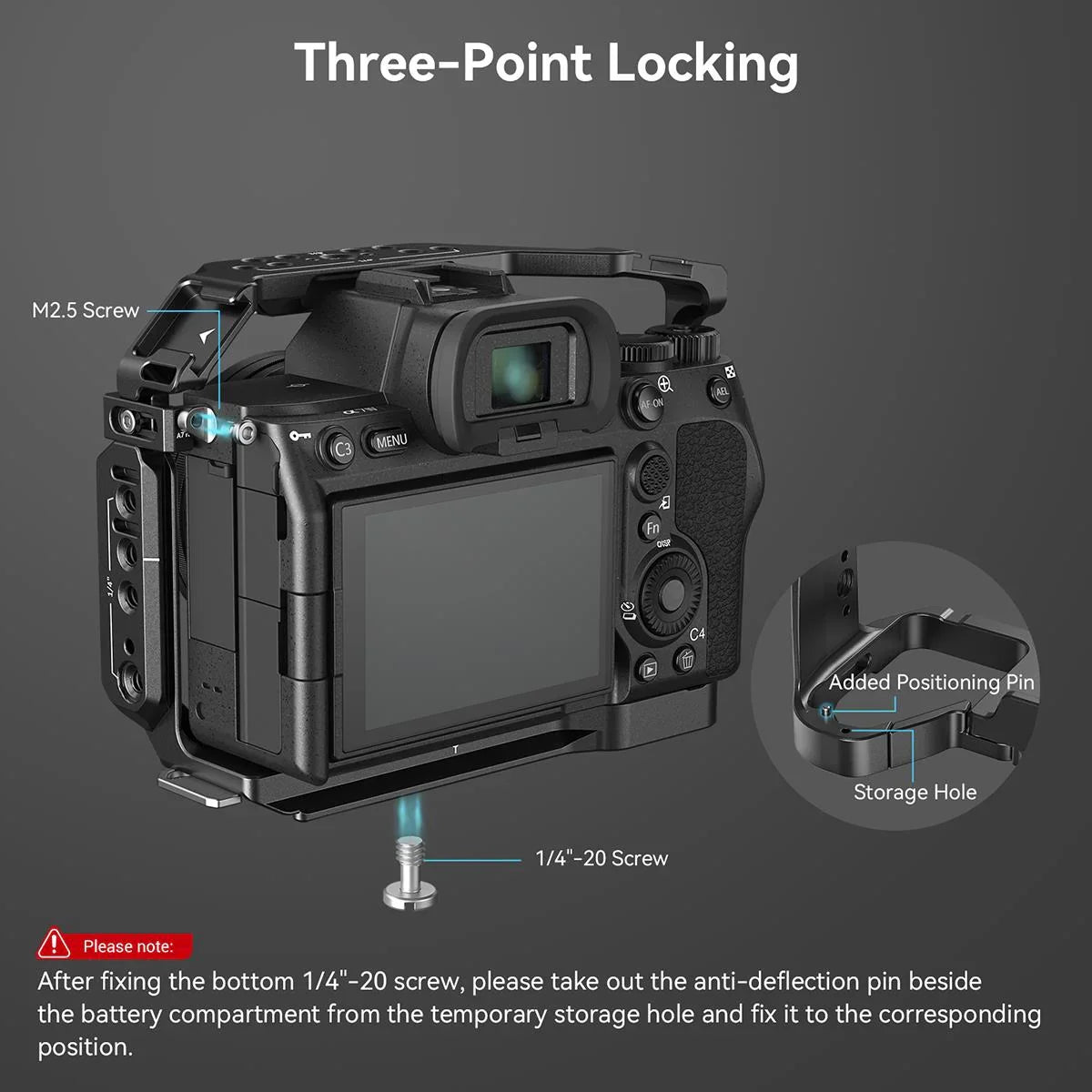 SmallRig Full Cage for Sony Alpha 7R V / Alpha 7 IV / Alpha 7S III / Alpha 1 / Alpha 7R IV at PROCAM | procam.com
