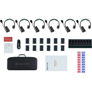 Hollyland Solidcom SE Pro 6S 6-Person Full-Duplex Single-Ear Headset Intercom System (1.9 GHz) at PROCAM | procam.com