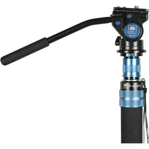 Sirui P-424FL 4-Section Carbon Fiber Monopod with VA-5 Compact Video Head at PROCAM | procam.com