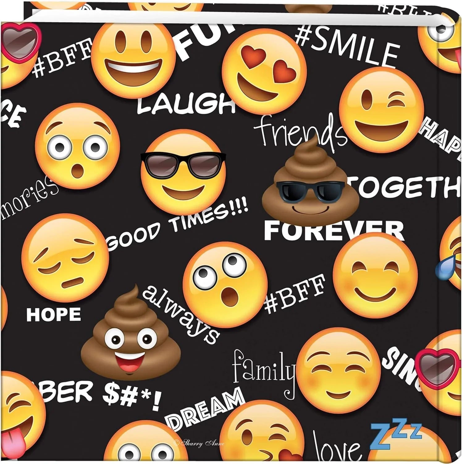 Pioneer Photo Albums Emoji 4x6 Photo Album (200 Pocket, Black) at PROCAM | procam.com