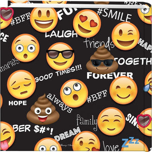 Pioneer Photo Albums Emoji 4x6 Photo Album (200 Pocket, Black) at PROCAM | procam.com