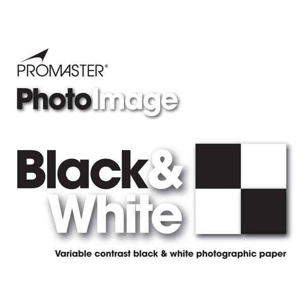 ProMaster PhotoImage Black and White Photographic Paper - 8 x 10'' (Glossy) - 25 Sheets